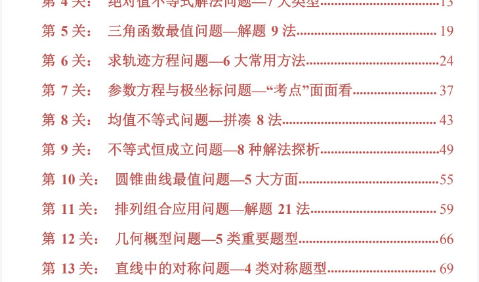 2026版《高考数学破题秒杀-36大招》PDF文档