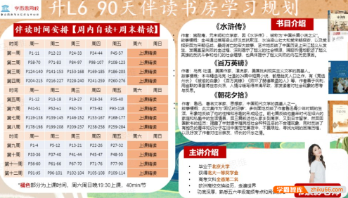 【学而思】九十天伴读书房,培养孩子的阅读能力与习惯(升L4升L5升L6)