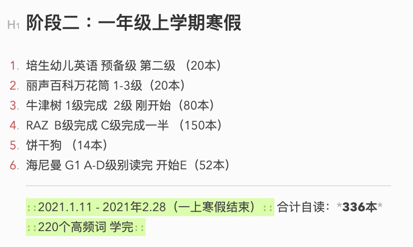 零基础大童英语启蒙一年复盘(已读1648本,目前读桥梁书)