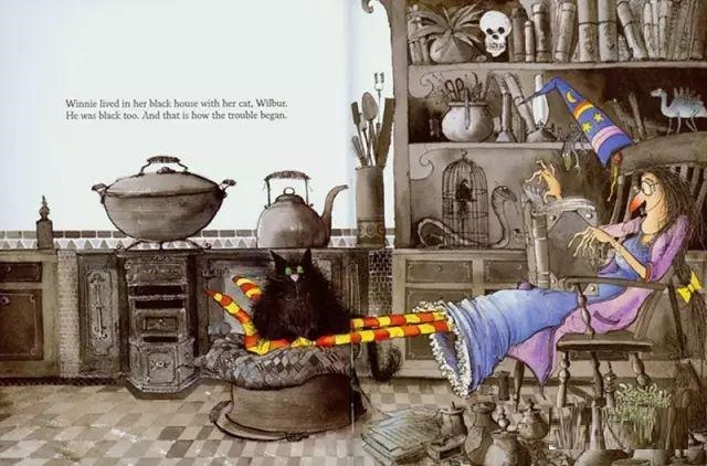 牛津经典绘本Winnie the Witch女巫温妮英文绘本PDF+音频mp3+动画MP4视频