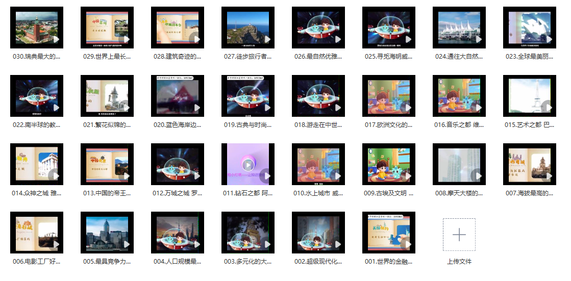 世界城市大探秘30集-畅销的地理启蒙课,足不出户一次性畅游世界各大城市