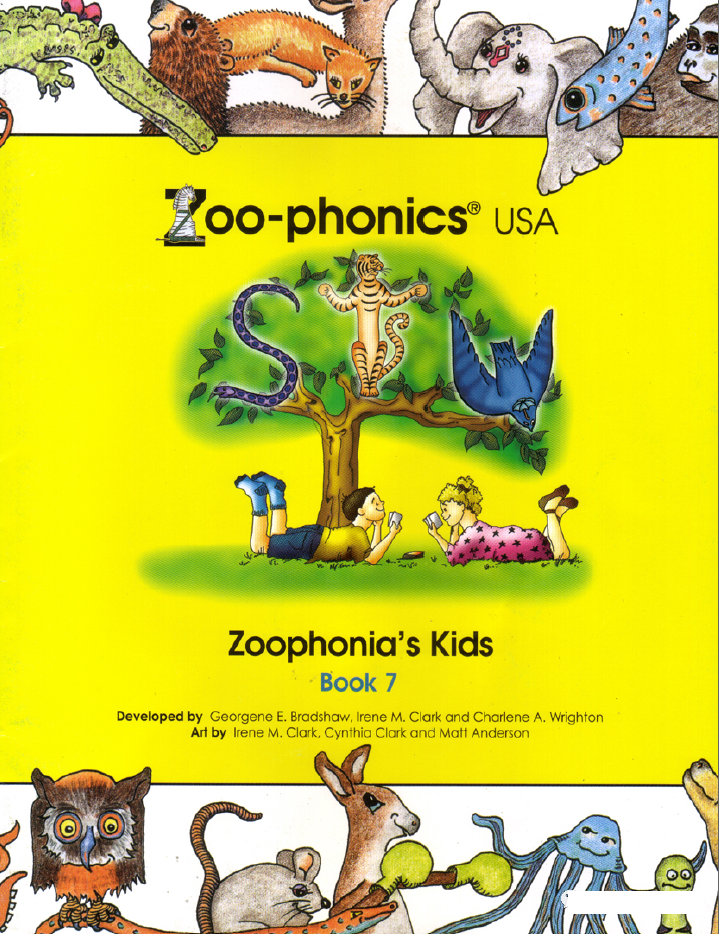 超经典自然拼读入门《Zoophonia’s Kids》（7册PDF+5册音频+拼读卡片）