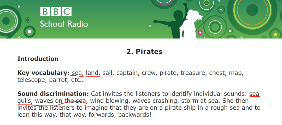 BBC 儿童广播《Listen and Play》音频和PDF(歌谣歌词、重点词汇、游戏指导)适合3-5岁