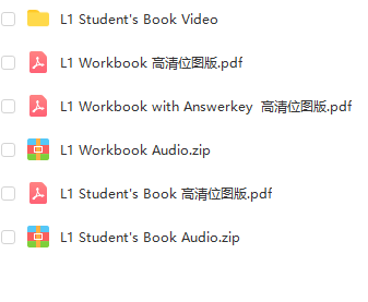 国家地理《Look》全套7个级别学生书+练习册+答案+视频+音频（PDF）