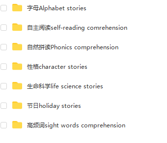 美国Have Fun Teaching《阅读题卡Worksheets》7大主题-PDF