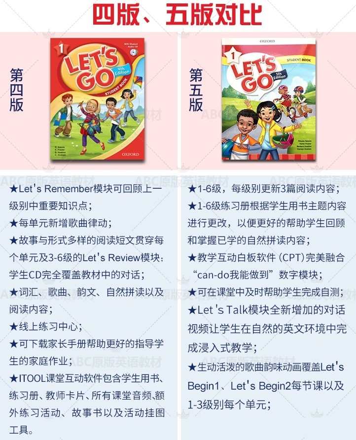 牛津少儿英语Let’s Go 5th 第五版
