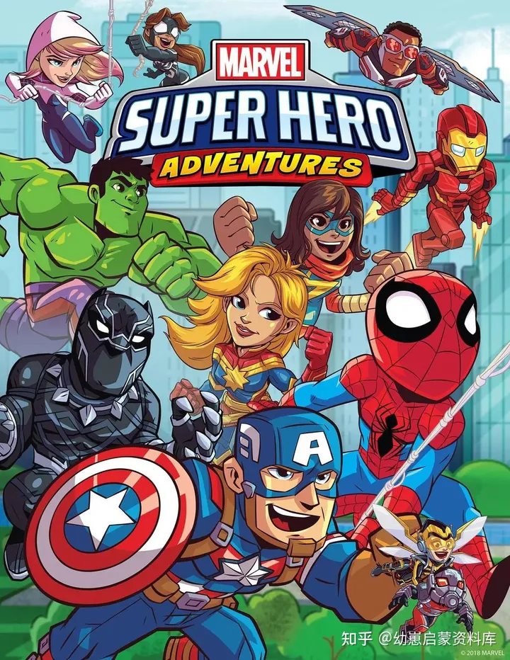 更适合低龄孩子的漫威动画《Marvel Super Hero Adventures》,双语故事集+20集英文动画