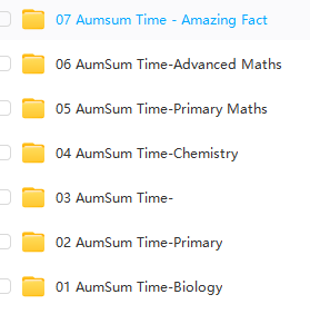 《AumSum Time》科普系列动画片 数理化生全科启蒙(mp4视频)