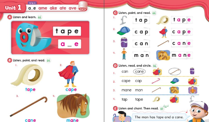 牛津自然拼读世界Oxford Phonics World电子白板+闪卡+PDF音频游戏(1-5册全套)
