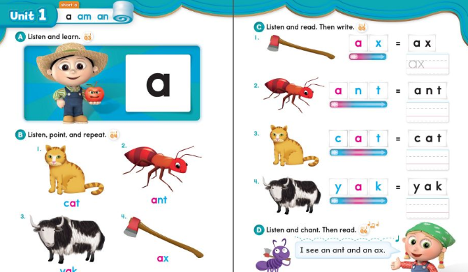 牛津自然拼读世界Oxford Phonics World电子白板+闪卡+PDF音频游戏(1-5册全套)