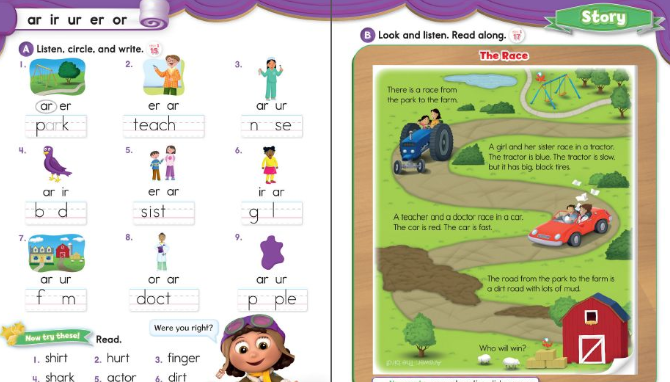 牛津自然拼读世界Oxford Phonics World电子白板+闪卡+PDF音频游戏(1-5册全套)