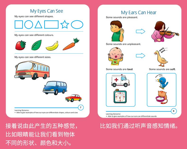 SAP Rainbow Science K1K2 彩虹幼儿园科学教辅8册套装-科学系列