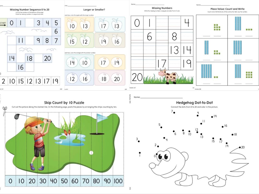 2-6岁必备MTS数学启蒙|幼小衔接数学-pdf 共1163页