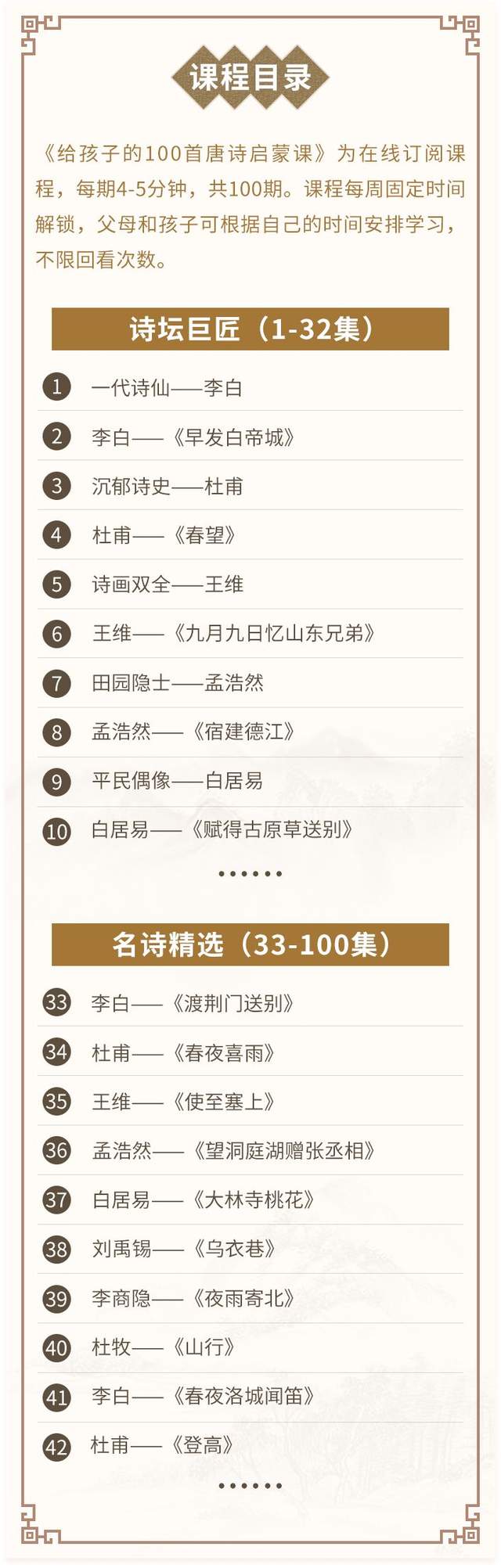 100节动画课带孩子穿越唐诗大世界(全),让孩子真正爱上国学