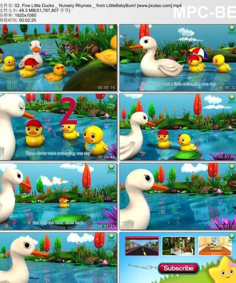 little baby bum全5季视频+音频,YouTube排名第一的磨耳朵英文动画