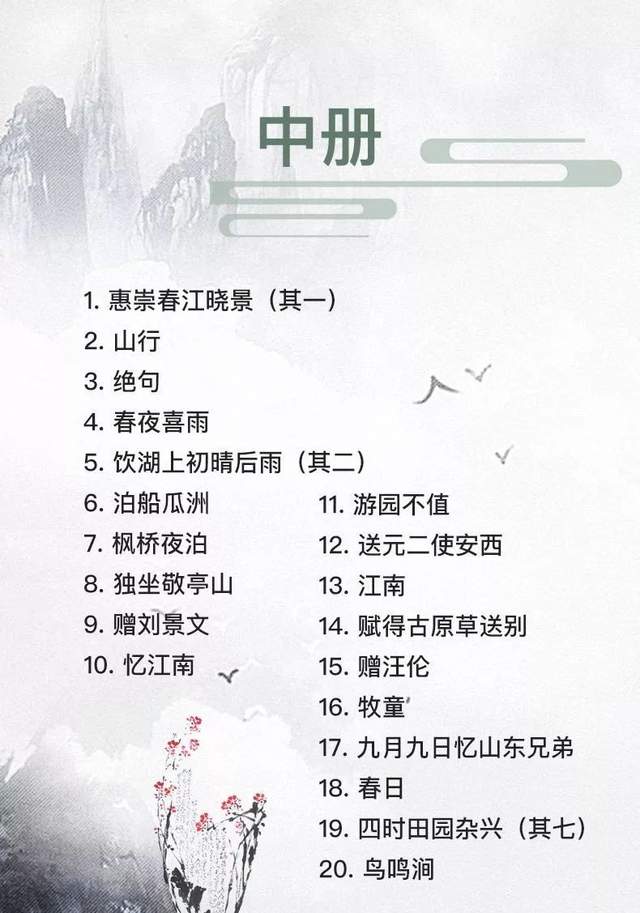 常青藤爸爸《教孩子唱学最美古诗词》上中下三册全套音频