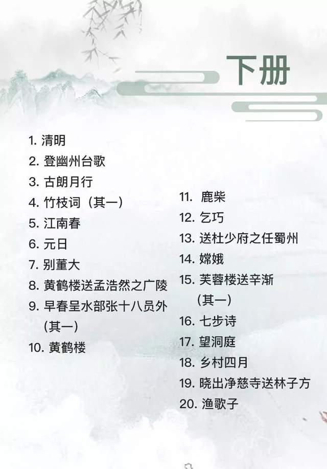 常青藤爸爸《教孩子唱学最美古诗词》上中下三册全套音频