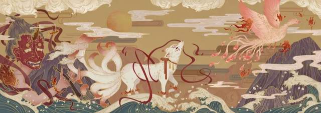 中国经典神话故事《山海经》20集动画片，让想象力突破天际~收藏