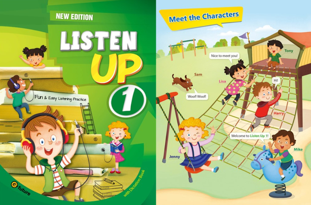 少儿英语听力训练《Listen up》专为5-11岁孩子设计（PDF+练习册+音频）