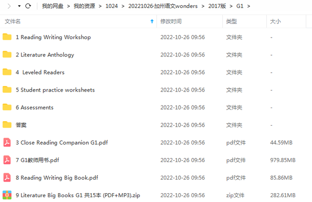 最新版！加州语文Wonders全套资源来了，含练习、PDF、音频等