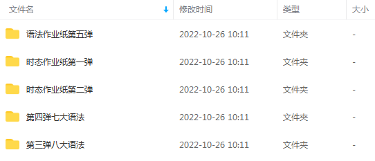 原版语法作业纸PDF可打印，英语语法全搞定！如此喜欢的语法彩色作业纸~