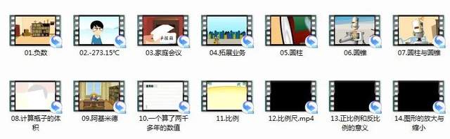 全307集《大智与呆呆动漫数学》小学资源,在家看动画学数学