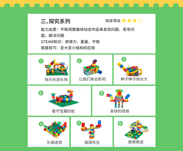 儿童乐高课80节高清视频：创意拼搭和机械拼插