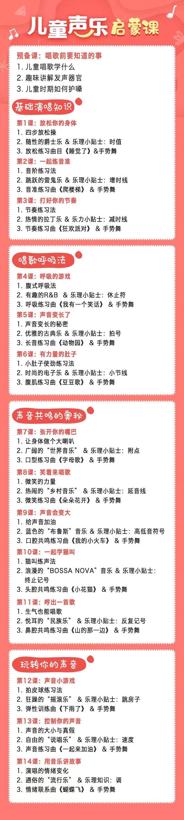 0基础儿童声乐启蒙课，科学系统练声，告别跑调吼式唱法