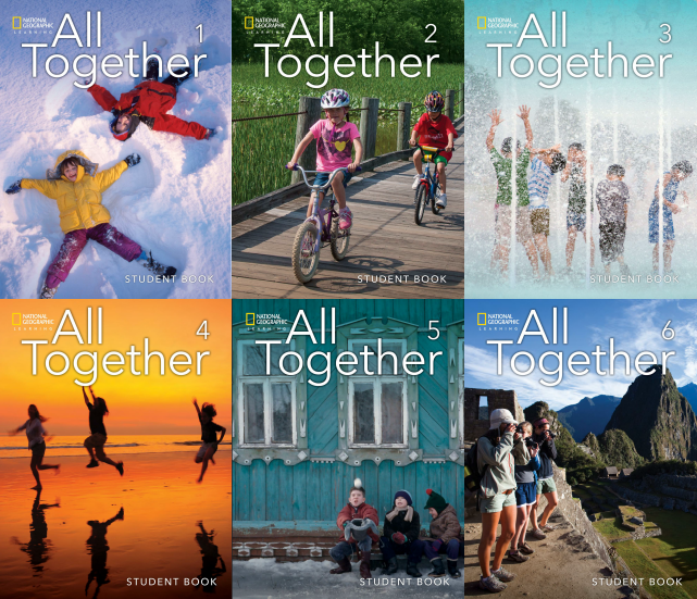 免费分享!国家地理少儿英语教材《All together》1-6年级全套