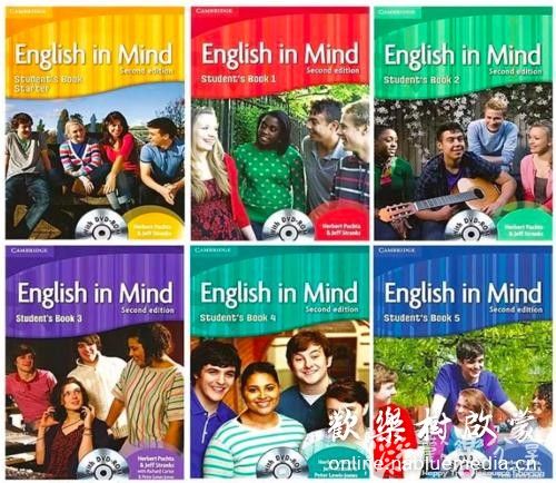 剑桥原版教材English In Mind第二版全套资料含学生书，练习册，教师书配套音频，教学软件