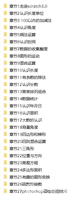 少儿编程《scratch与数学之深度融合》课程