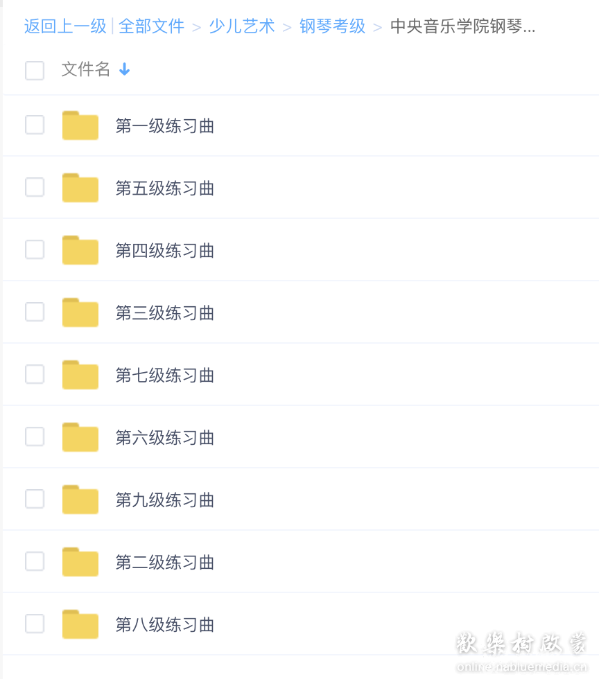 英皇/音协/中央音乐学院钢琴考级资源