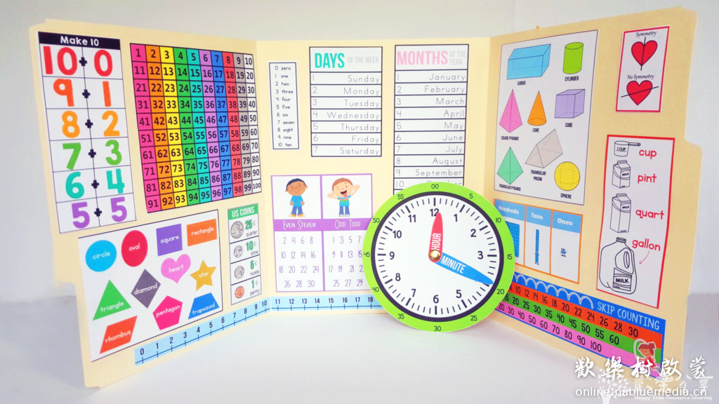 幼儿园学前数学interactive math curriculum notebook全年36周