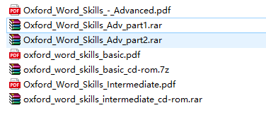 《牛津英语词汇oxford word skills》全三册+教材软件
